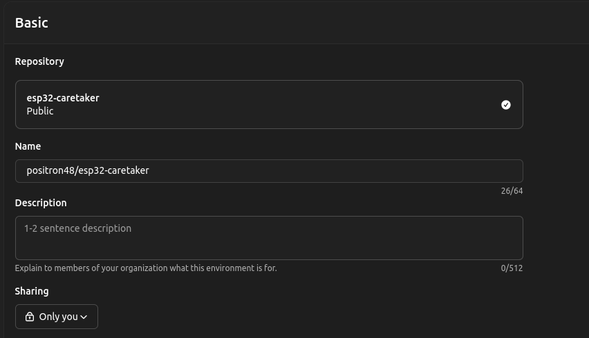basic settings